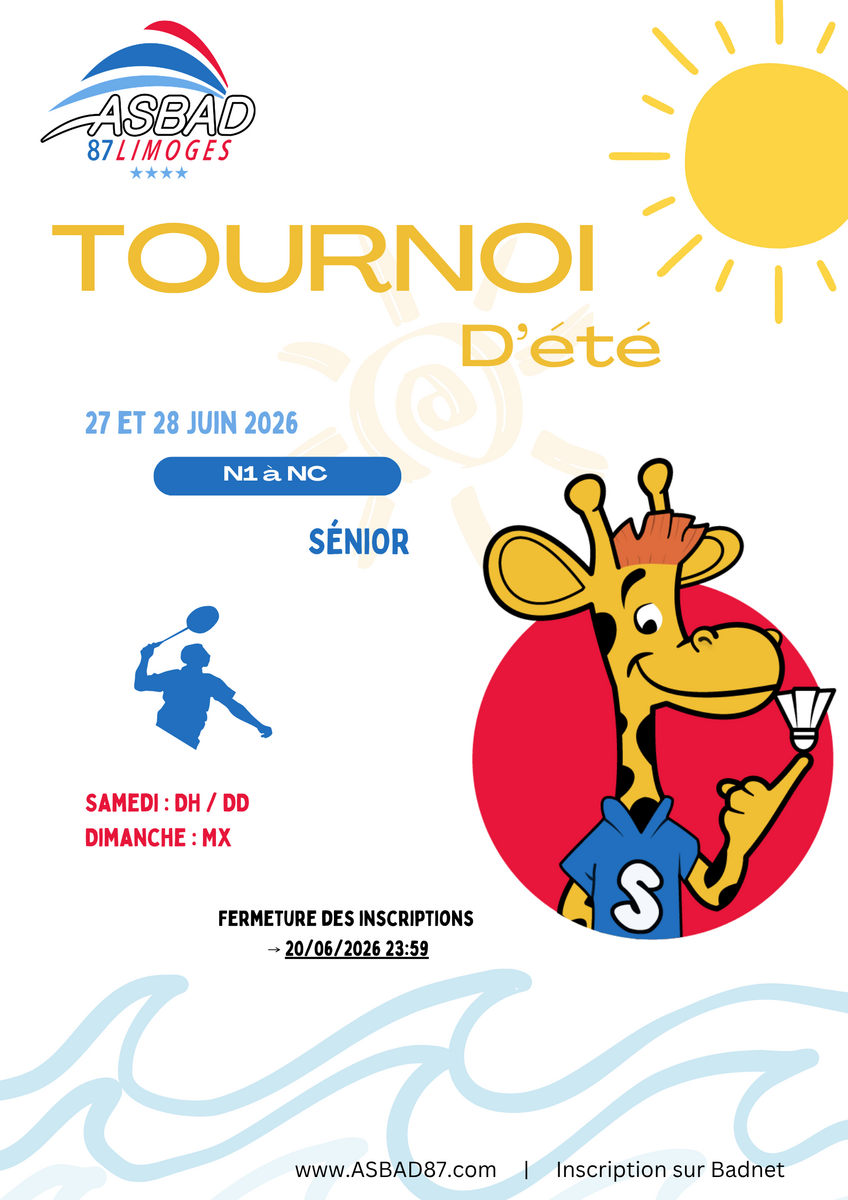 Tournois d'été 27 et 28 juin