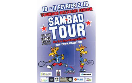 Tournoi SAM'BAD TOUR 2018