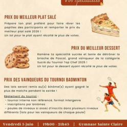 TOURNOI TOP CHEF - 5 JUIN